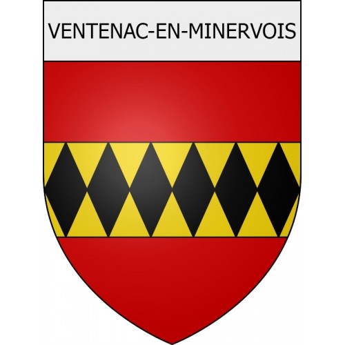 Stickers coat of arms Roubia adhesive sticker