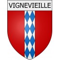 Vignevieille 11 ville Stickers blason autocollant adhésif