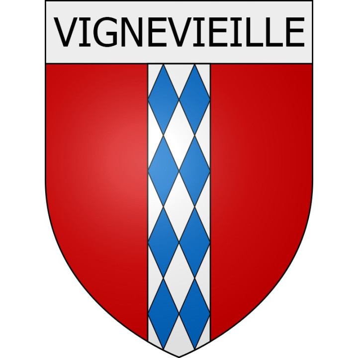 Vignevieille Sticker wappen, gelsenkirchen, augsburg, klebender aufkleber