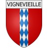 Vignevieille Sticker wappen, gelsenkirchen, augsburg, klebender aufkleber