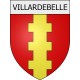 Villardebelle 11 ville Stickers blason autocollant adhésif