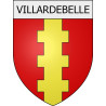 Villardebelle 11 ville Stickers blason autocollant adhésif