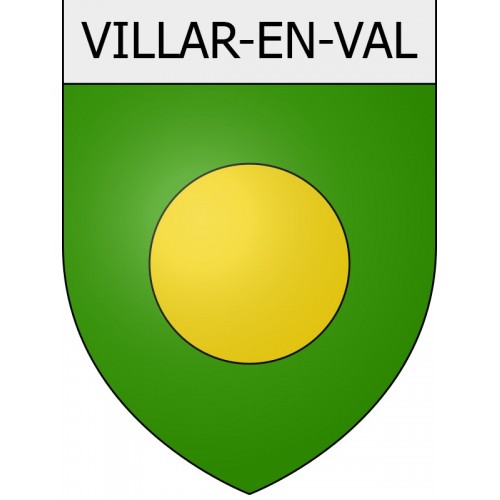 Pegatinas escudo de armas de Roubia adhesivo de la etiqueta engomada