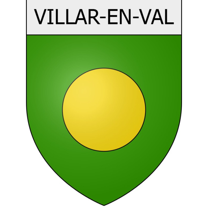 Villar-en-Val 11 ville Stickers blason autocollant adhésif
