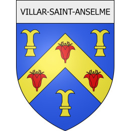 Villar-Saint-Anselme 11 ville Stickers blason autocollant adhésif