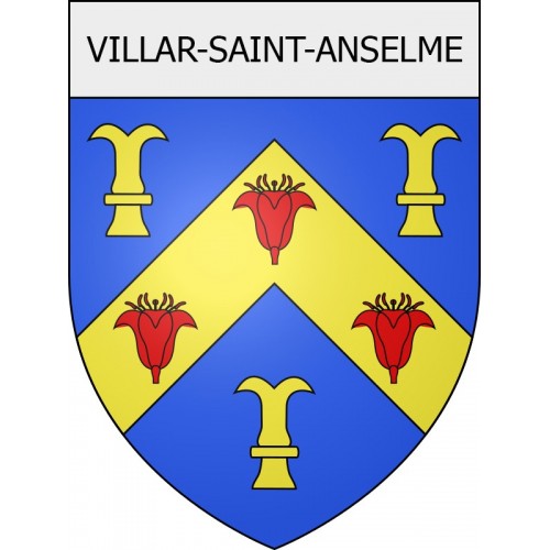 Pegatinas escudo de armas de Roubia adhesivo de la etiqueta engomada