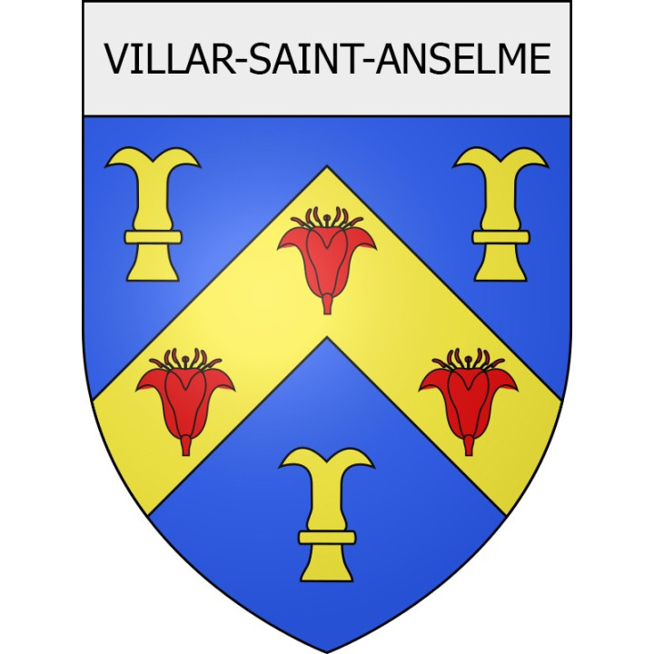 Pegatinas escudo de armas de Roubia adhesivo de la etiqueta engomada