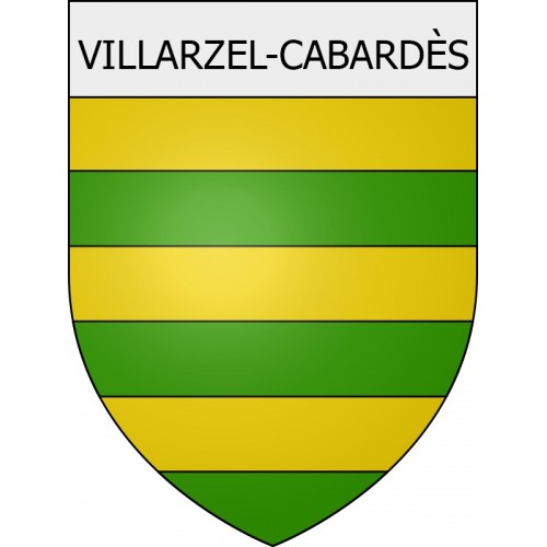 Villarzel-Cabardès 11 ville Stickers blason autocollant adhésif