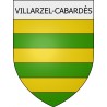 Villarzel-Cabardès 11 ville Stickers blason autocollant adhésif