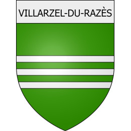 Villarzel-du-Razès 11 ville Stickers blason autocollant adhésif