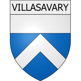 Villasavary 11 ville Stickers blason autocollant adhésif