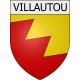 Villautou 11 ville Stickers blason autocollant adhésif