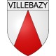 Villebazy 11 ville Stickers blason autocollant adhésif