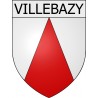 Villebazy 11 ville Stickers blason autocollant adhésif