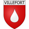 Villefort 11 ville Stickers blason autocollant adhésif