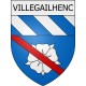 Villegailhenc 11 ville Stickers blason autocollant adhésif