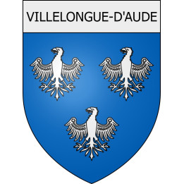 Pegatinas escudo de armas de Roubia adhesivo de la etiqueta engomada