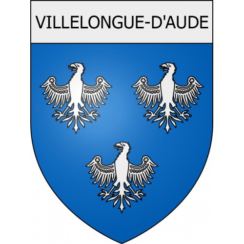 Stickers coat of arms Roubia adhesive sticker
