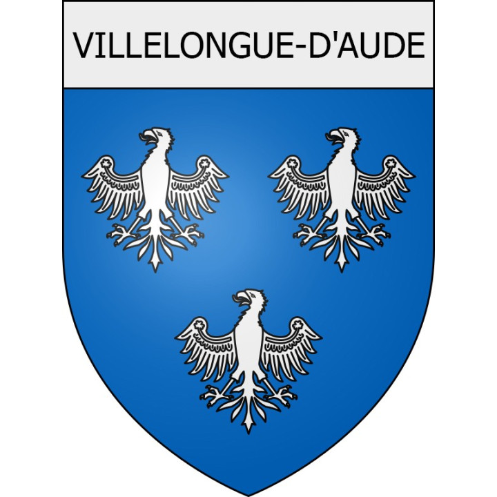 Pegatinas escudo de armas de Roubia adhesivo de la etiqueta engomada