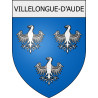 Villelongue-d'Aude 11 ville Stickers blason autocollant adhésif