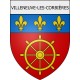 Villeneuve-les-Corbières 11 ville Stickers blason autocollant adhésif