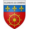 Villeneuve-les-Corbières 11 ville Stickers blason autocollant adhésif