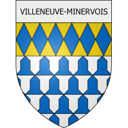 Villeneuve-Minervois 11 ville Stickers blason autocollant adhésif