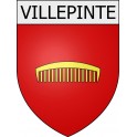 Villepinte 11 ville Stickers blason autocollant adhésif