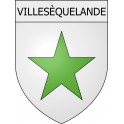 Villesèquelande 11 ville Stickers blason autocollant adhésif