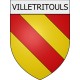 Villetritouls 11 ville Stickers blason autocollant adhésif