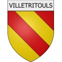 Villetritouls 11 ville Stickers blason autocollant adhésif