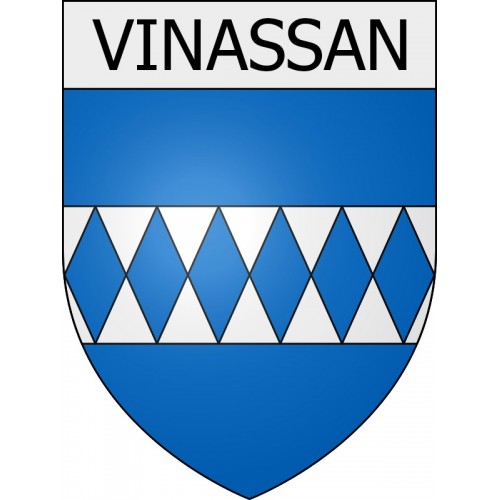 Stickers coat of arms Roubia adhesive sticker