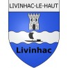 livinhac-le-haut 12 ville Stickers blason autocollant adhésif