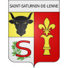 saint-saturnin-de-lenne 12 ville Stickers blason autocollant adhésif