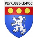 peyrusse-le-roc 12 ville Stickers blason autocollant adhésif