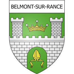 Belmont-sur-Rance 12 ville Stickers blason autocollant adhésif
