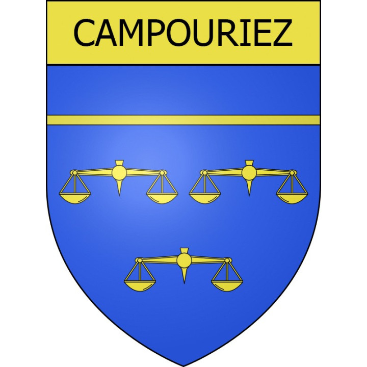 Stickers coat of arms Escales adhesive sticker