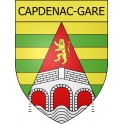 Capdenac-Gare 12 ville Stickers blason autocollant adhésif