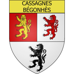 Cassagnes-Bégonhès 12 ville Stickers blason autocollant adhésif