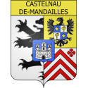 Adesivi stemma Escales adesivo