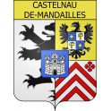 Stickers coat of arms Escales adhesive sticker
