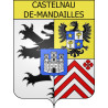 Pegatinas escudo de armas de Escales adhesivo de la etiqueta engomada