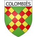 Pegatinas escudo de armas de Escales adhesivo de la etiqueta engomada