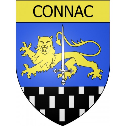 Connac 12 ville Stickers blason autocollant adhésif