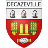 Decazeville 12 ville Stickers blason autocollant adhésif