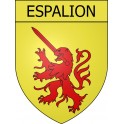 Espalion 12 ville Stickers blason autocollant adhésif