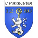 La Bastide-l'Évêque 12 ville Stickers blason autocollant adhésif