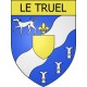 Le Truel 12 ville Stickers blason autocollant adhésif