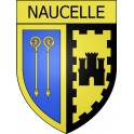 Naucelle 12 ville Stickers blason autocollant adhésif