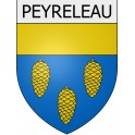 Peyreleau 12 ville Stickers blason autocollant adhésif